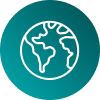 Global map icon