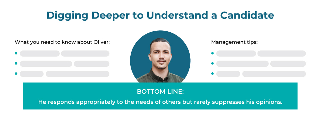 Digging Deeper to Understand a Candidate. Sample PXT Select Coaching Report Management Tips.